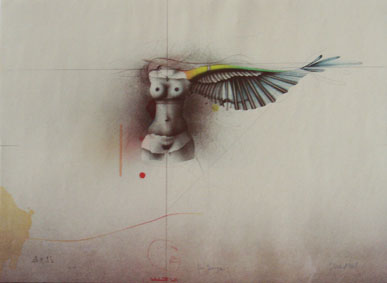 パウル・ヴンダーリッヒ版画額 Paul Wunderlich / Paul Wunderlich