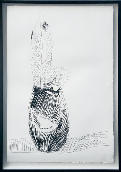 Andy Warhol / アンディ・ウォーホル版画額「Flowers(Black and White