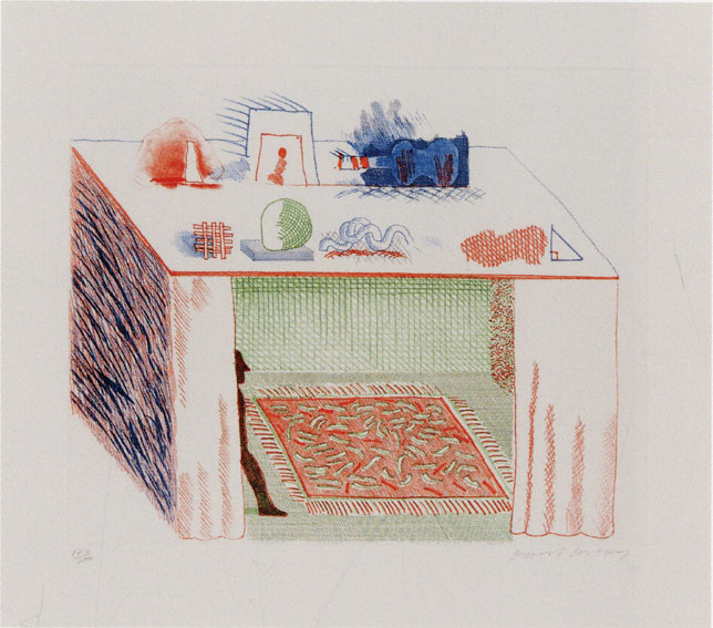David Hockney / デイヴィッド・ホックニー版画「In a Chiaroscuro
