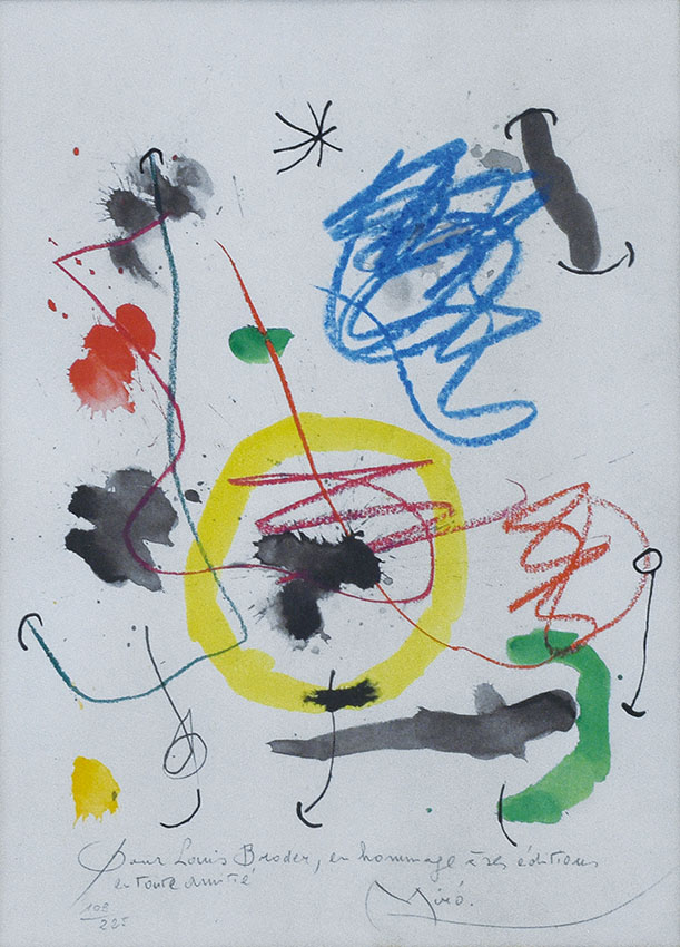 ジョアン・ミロ版画額「作品」 | Natsume Books