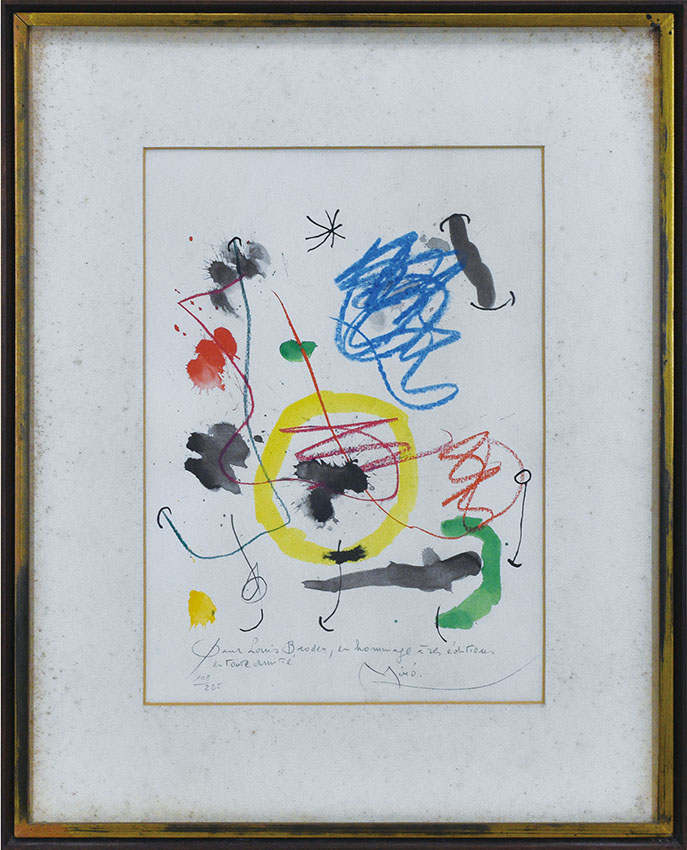 ジョアン・ミロ版画額「作品」 | Natsume Books