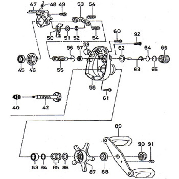 ダイワ(Daiwa) パーツ:リベルト ピクシー オレンジアンバー メカニカル