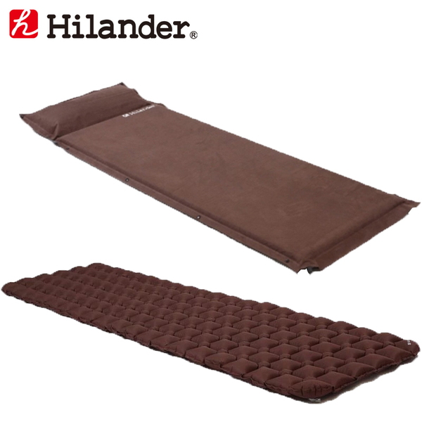 Hilander(ハイランダー) スエードインフレーターマット(枕付きタイプ