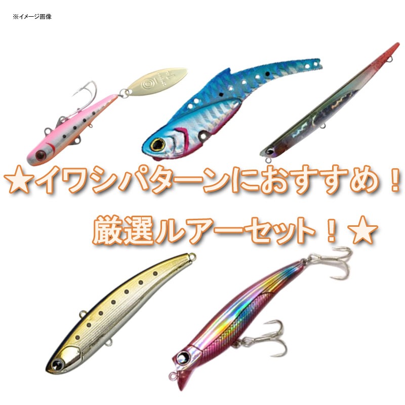 ナチュラム ☆イワシパターンにおすすめ！厳選シーバスルアーセット
