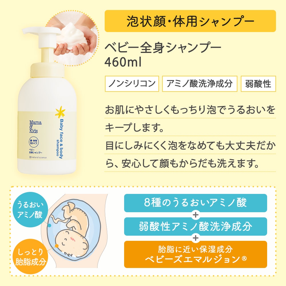 特別限定】ママ＆キッズ ベビー洗浄スタートセット｜敏感肌向け