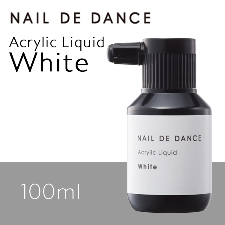 NAIL DE DANCE アクリルリキッド ホワイト 800ml | Nail Labo Online