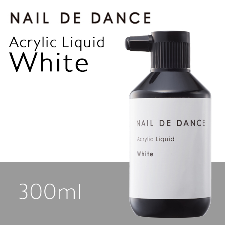 NAIL DE DANCE アクリルリキッド ホワイト 800ml | Nail Labo Online