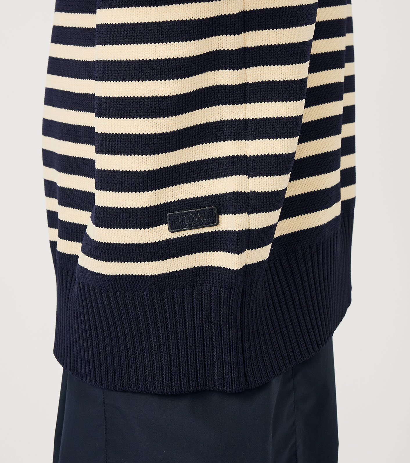 nanamica / Mock Neck Stripe Sweater