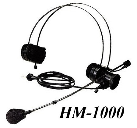 HM-1000 ヘッドセット形マイクロホン WM-3100／WM-3120／WM-8130A／WM