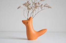 きつねの花器[dieci（ディエチ）]En Liten Van (Fox)鹿児島睦-ならの実