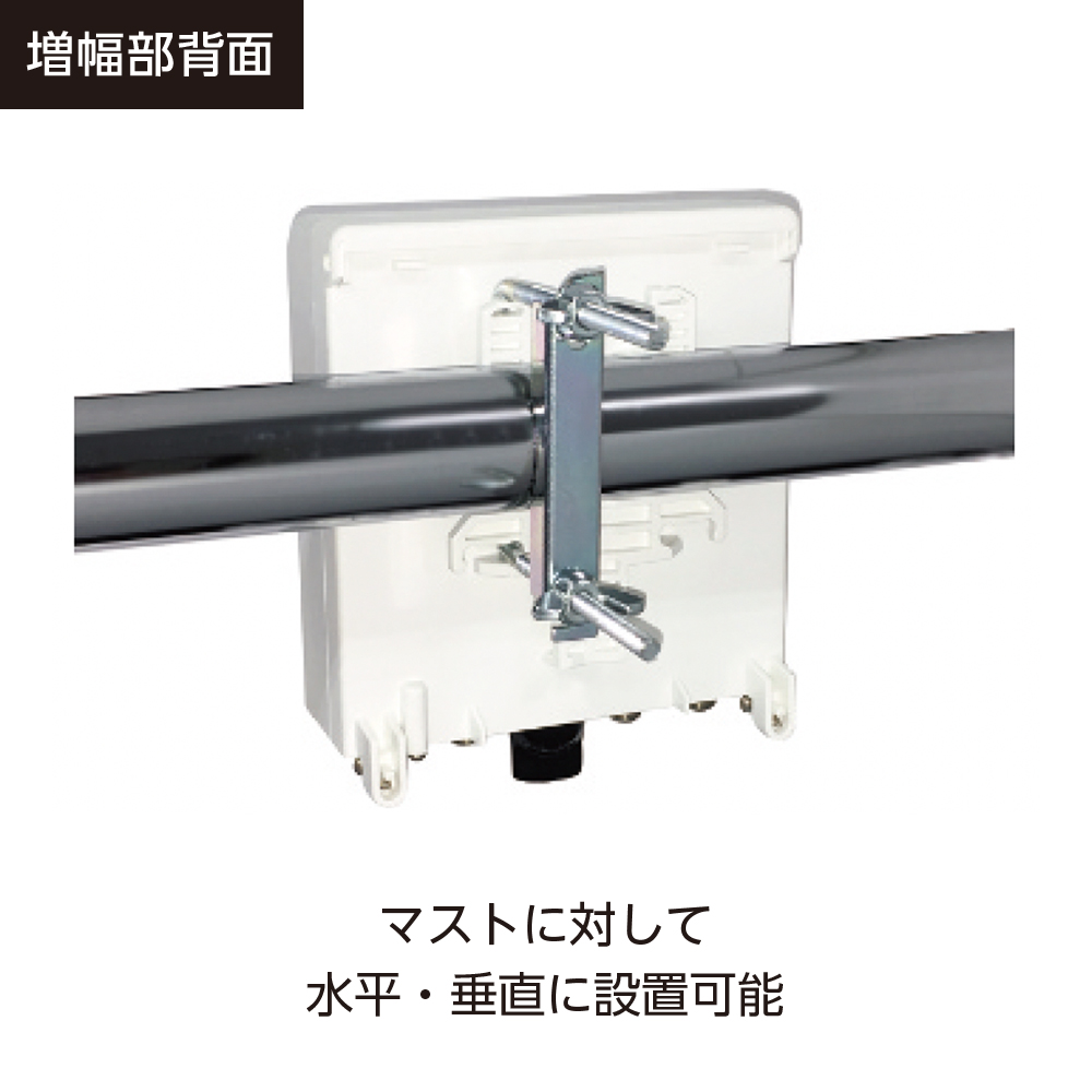 3.2GHz対応 CS・BS/UHF電源着脱型ブースター NSB42DSUE-BP: テレビ受信