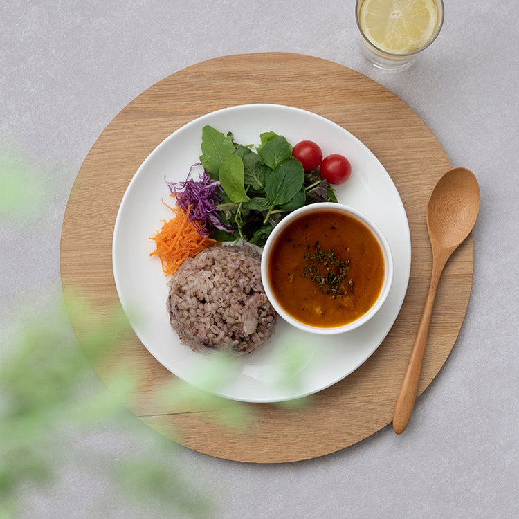 23cmプレート｜柳宗理ボーンチャイナシリーズ｜柳宗理｜白いカフェ食器