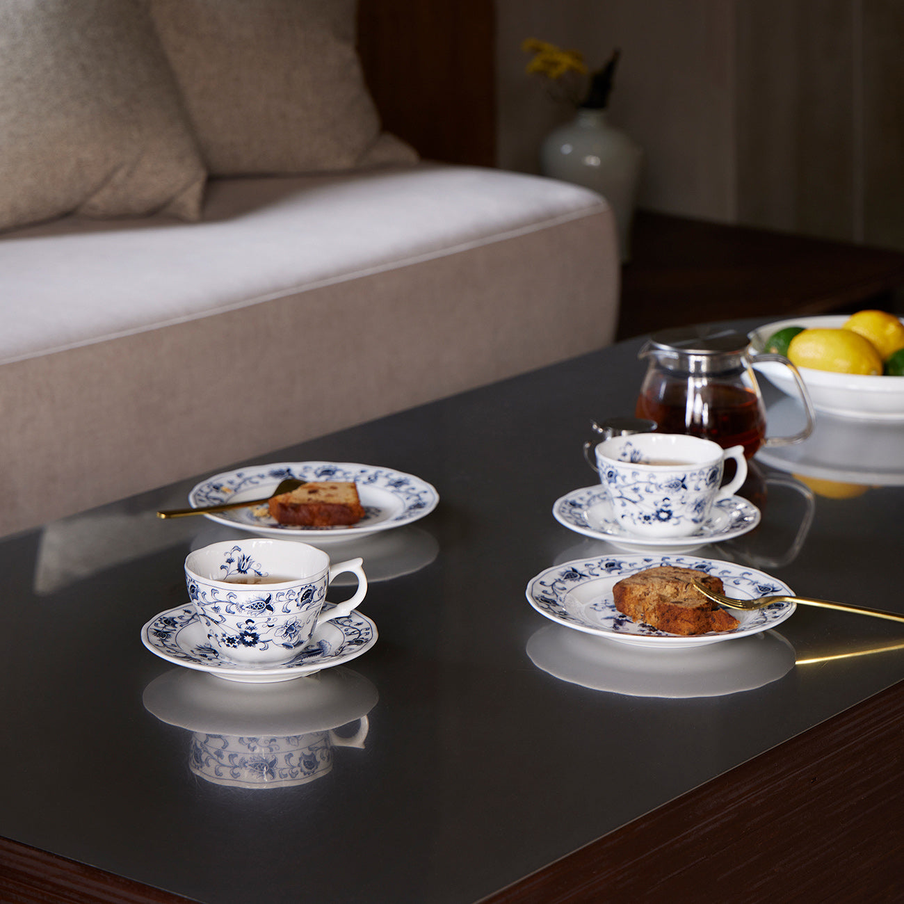 NIKKO ニッコー 白地花柄ビンテージ チャイナウェア44点セット NIKKO