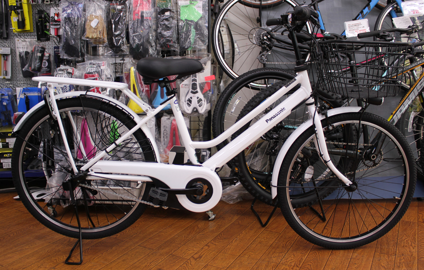 Panasonicの電動自転車ティモ・Sのホワイトが入荷いたしました。