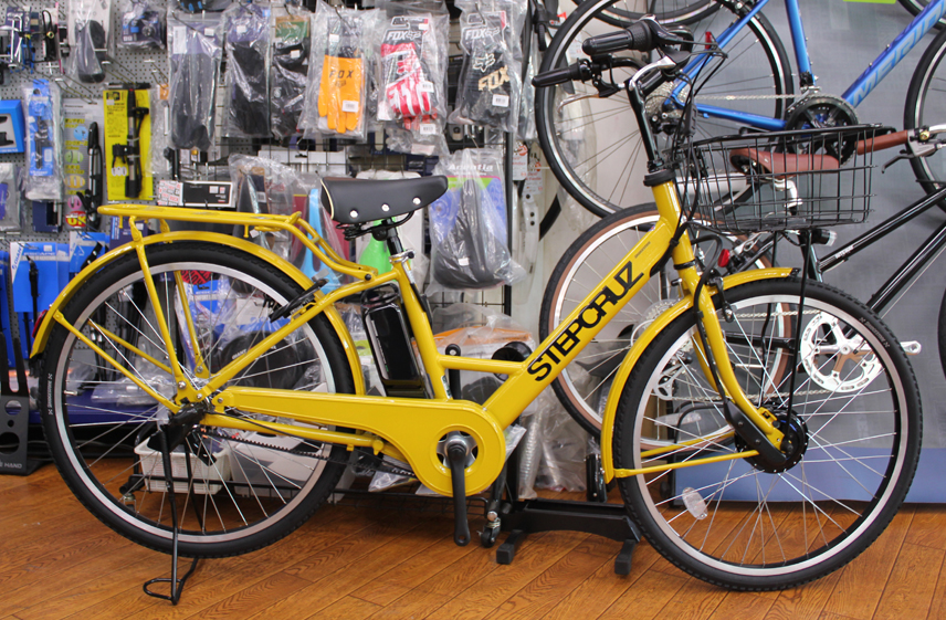 ブリヂストン製の電動アシスト自転車 ステップクルーズeが入荷いたし