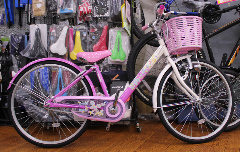 ブリヂストンの女の子用自転車エコパル24が入荷いたしました。