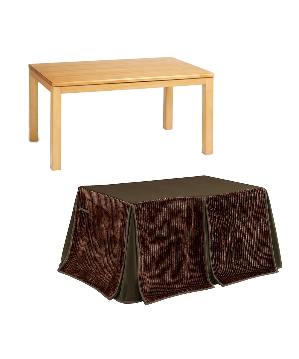 ダイニングこたつテーブル＋掛布団セット 通販【ニッセン】