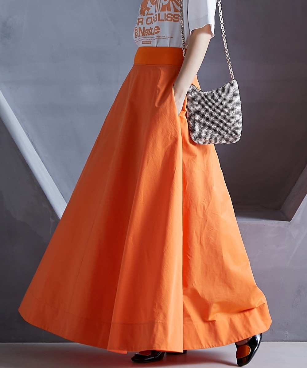 大きいサイズ＞フレアマキシスカート GEVS. 通販【ニッセン】