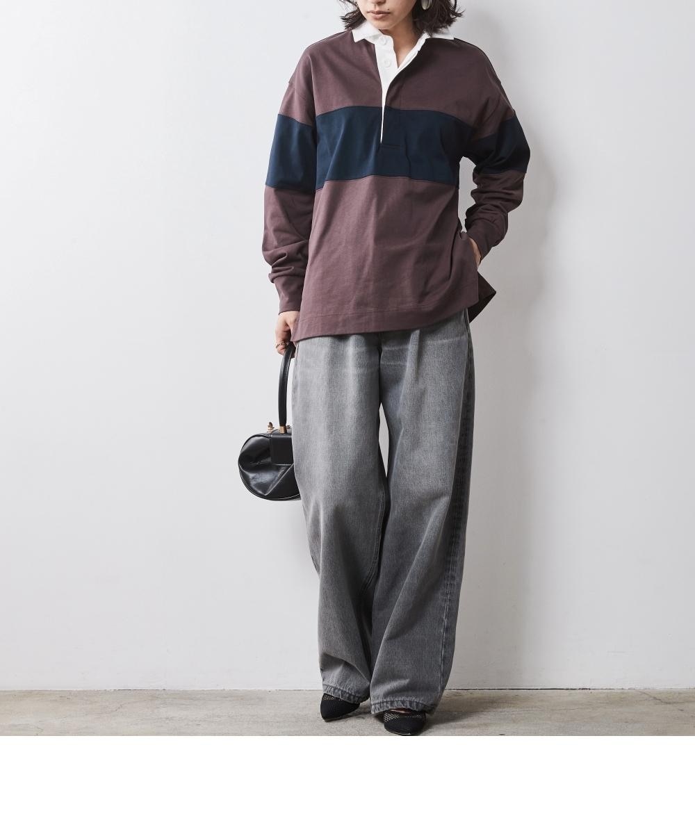 綿100％ラガーシャツ＜大きいサイズ有＞シックスタイル 通販【ニッセン】