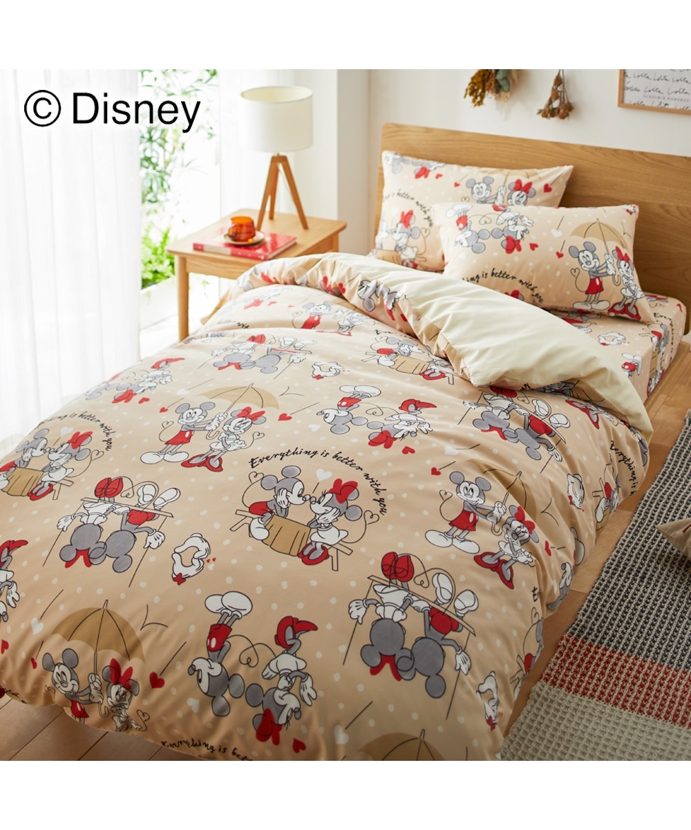 ディズニー/掛け布団カバー（ミッキー＆ミニー柄） 通販【ニッセン】