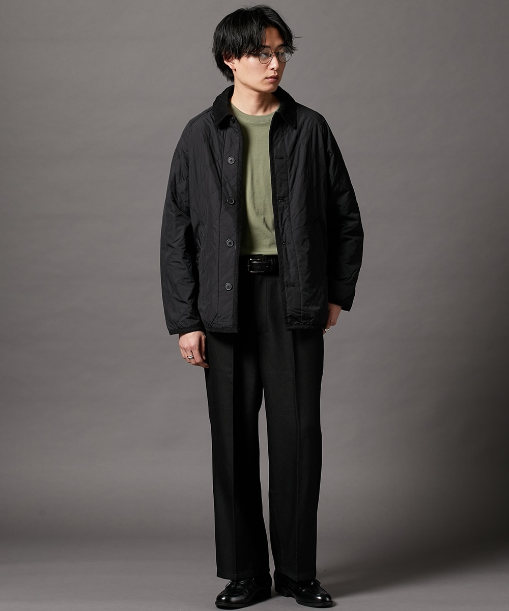 衿コール中綿キルティングジャケット 通販【ニッセン】