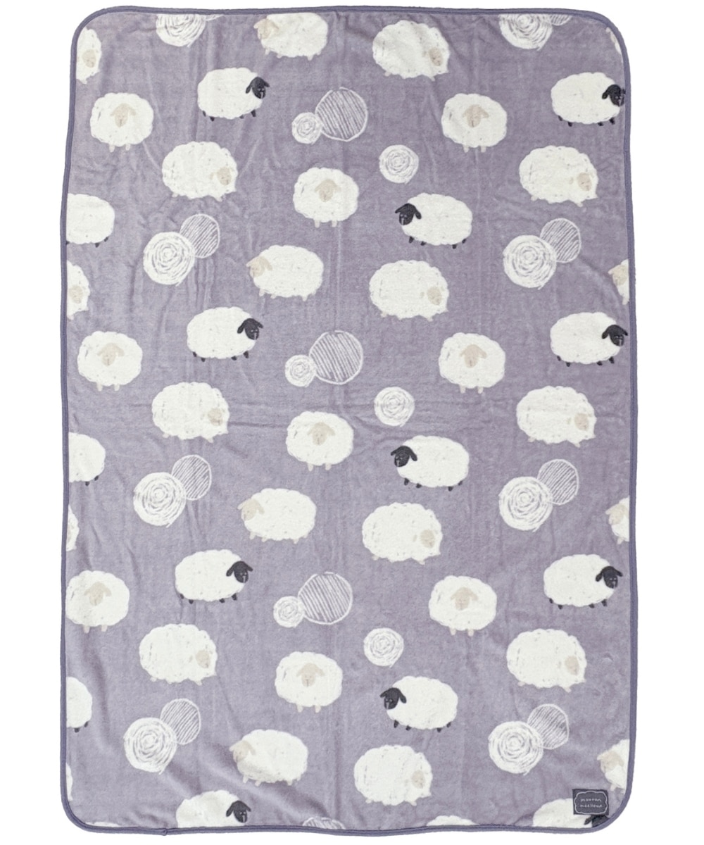 ぞろぞろひつじくんマイクロフリースブランケット（選べる2サイズ