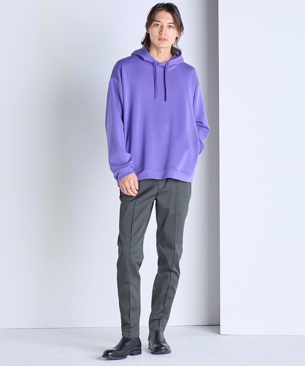 ダブルフェイスオーバーサイズプルパーカー【大きいサイズ有】 通販
