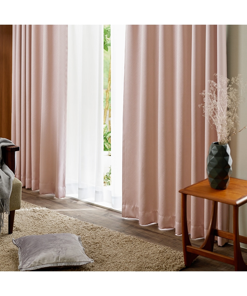 カーテンセット】1級遮光カーテン＆遮像・遮熱・UVカットレースセット