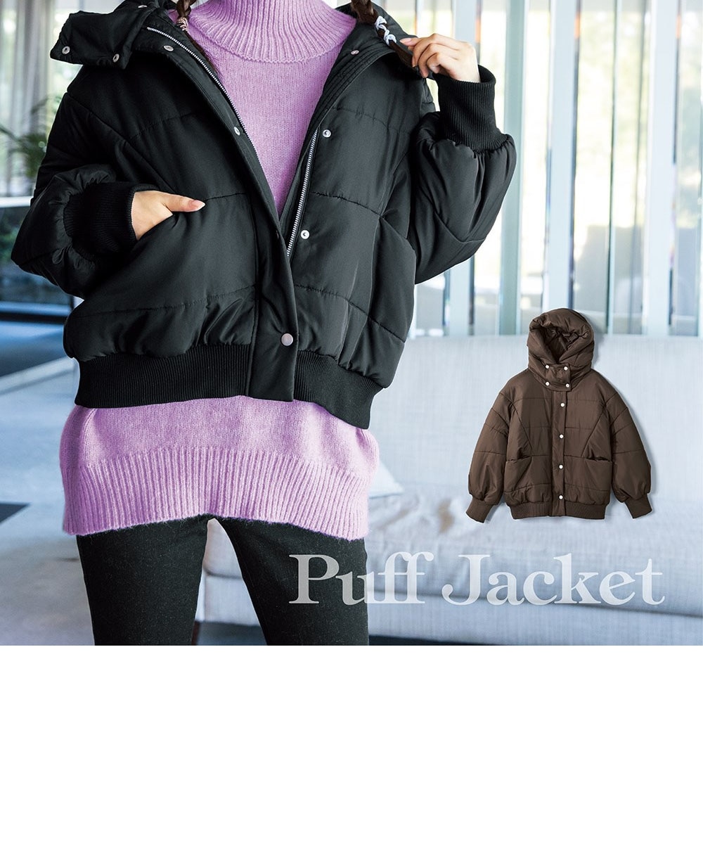 大きいサイズ ショート丈中綿ジャケット 通販【ニッセン】