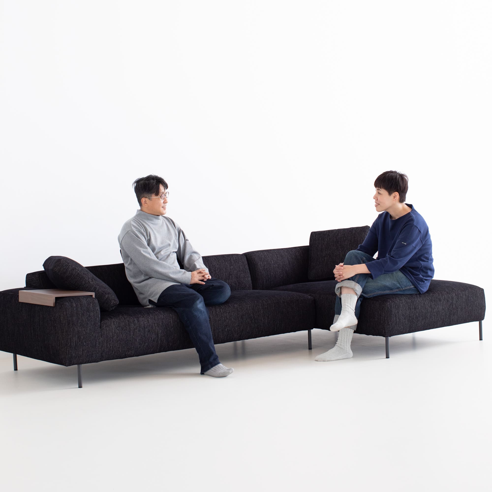 Decibel C4 ワイド3人掛けカウチソファセット」 製品詳細ページ | 国産