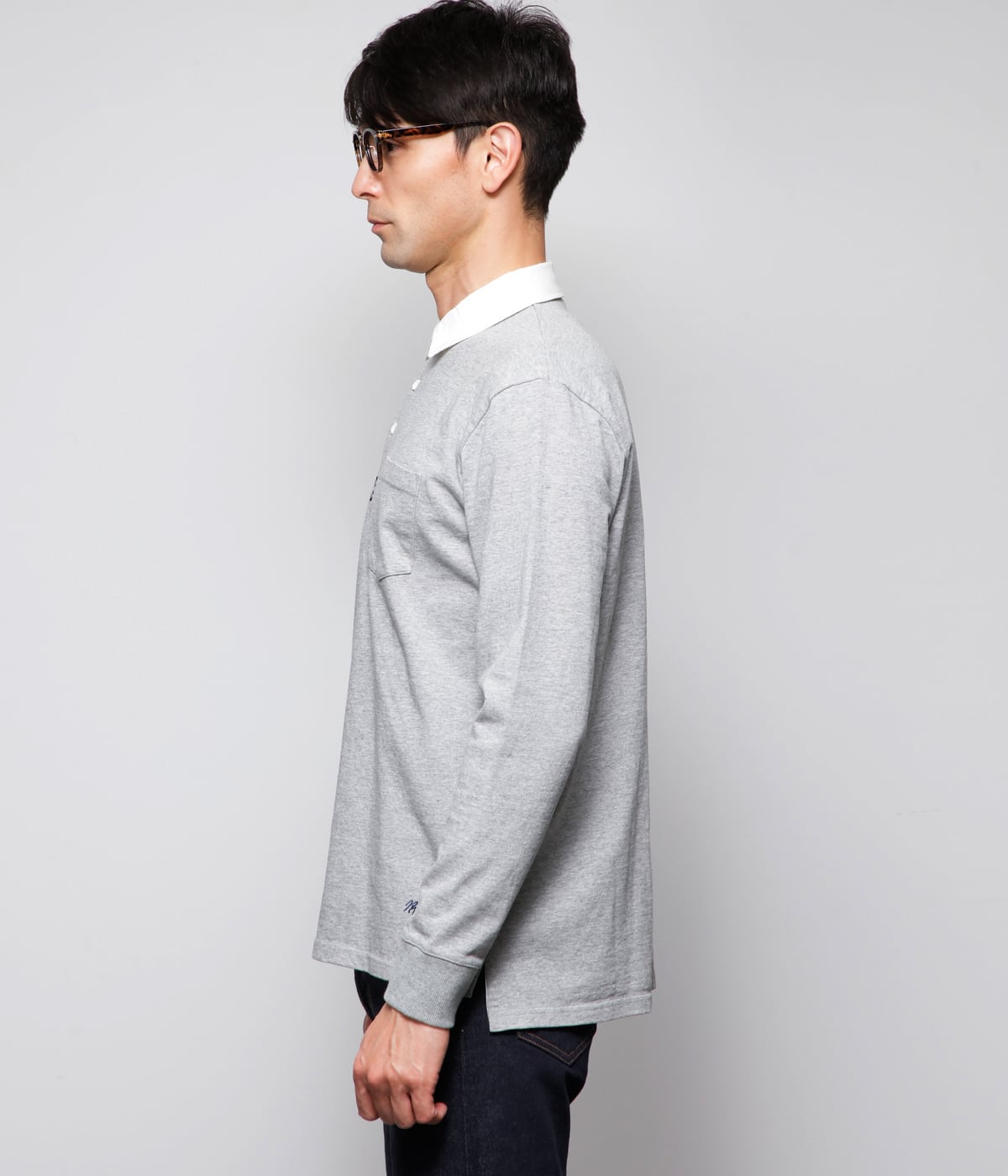 DERABE 無地 ラガーシャツ(15622663-2024)｜ファッション通販のNY.ONLINE