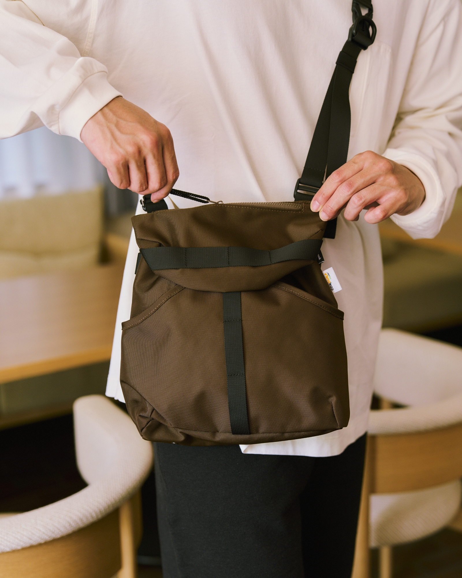 Recycled Cordura Shoulder Bag｜Urban & Outdoor Carry Goods - 2026