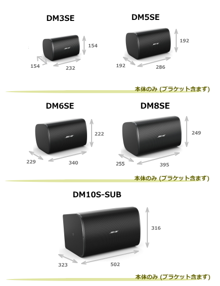 BOSE DesignMax シリーズ スピーカー [サウンドショップソシヤル]