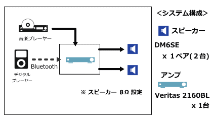 DM6SE-B】BOSE 露出型スピーカー 全天候型 ブラック 2本セット