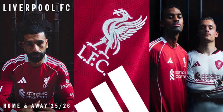 アディダスがリヴァプールと13年ぶりタッグ！ 25-26シーズンの新
