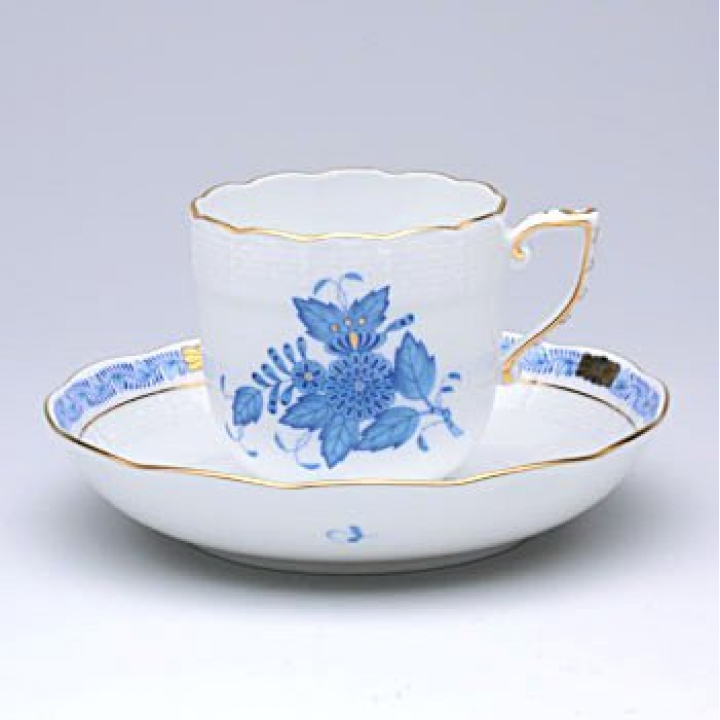 ヘレンド アポニーブルー コーヒーカップ&ソーサー AB-00707 | 洋食器