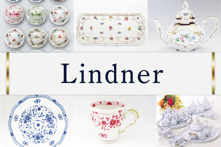 納期:最長10ヶ月】リンドナー コバルトレース コーヒーカップ&ソーサー