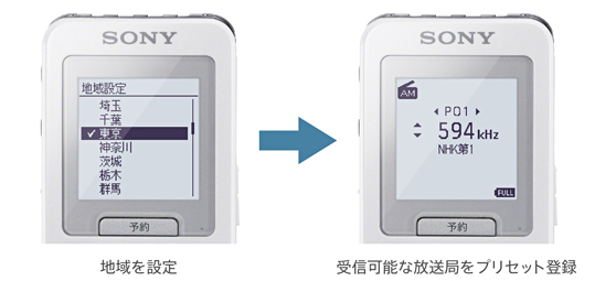 ICZ-R100 特長 : ラジオを聞く | ICレコーダー／集音器 | ソニー