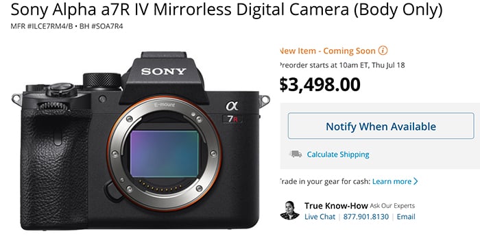 Sony A7rIV officially announced! | sonyalpharumors