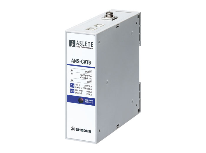 ANS-CAT6｜通信用SPD（避雷器）｜雷害対策｜株式会社昭電