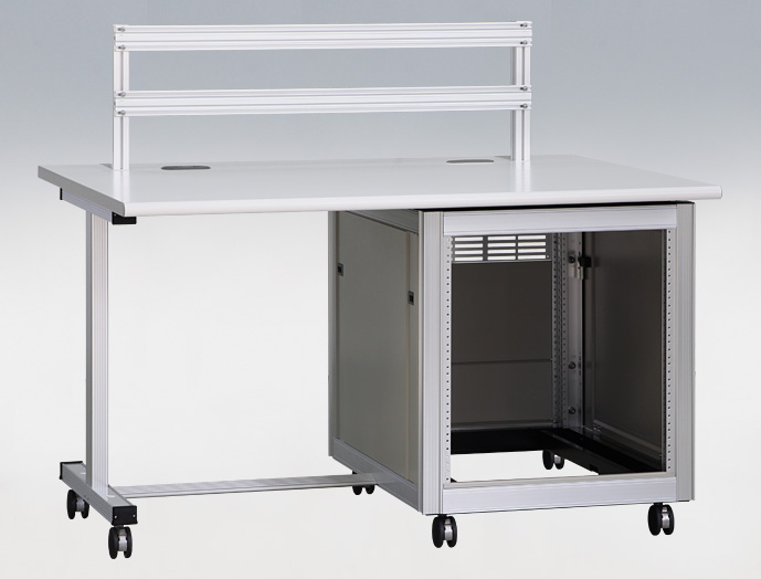 19インチマウント付デスクキャビネット Dタイプ RKDN シリーズ RKDN