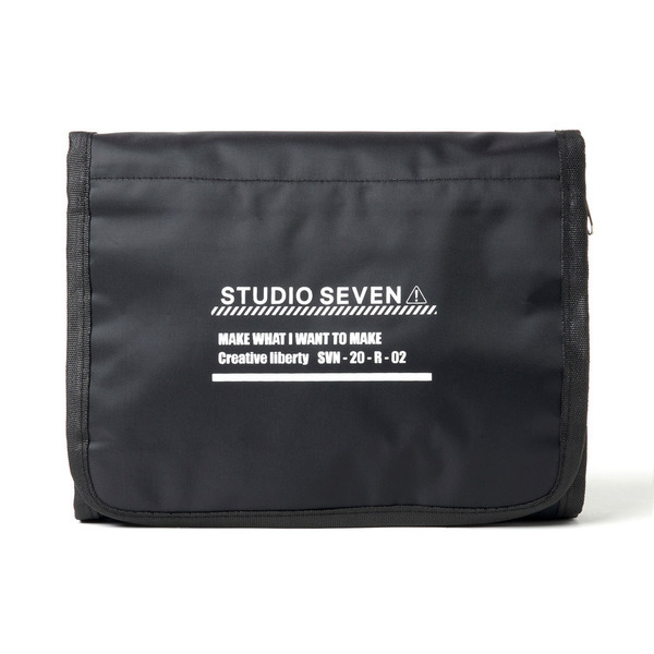Caution Logo Hanging Portable Pouch | STUDIO SEVEN (スタジオ セブン)