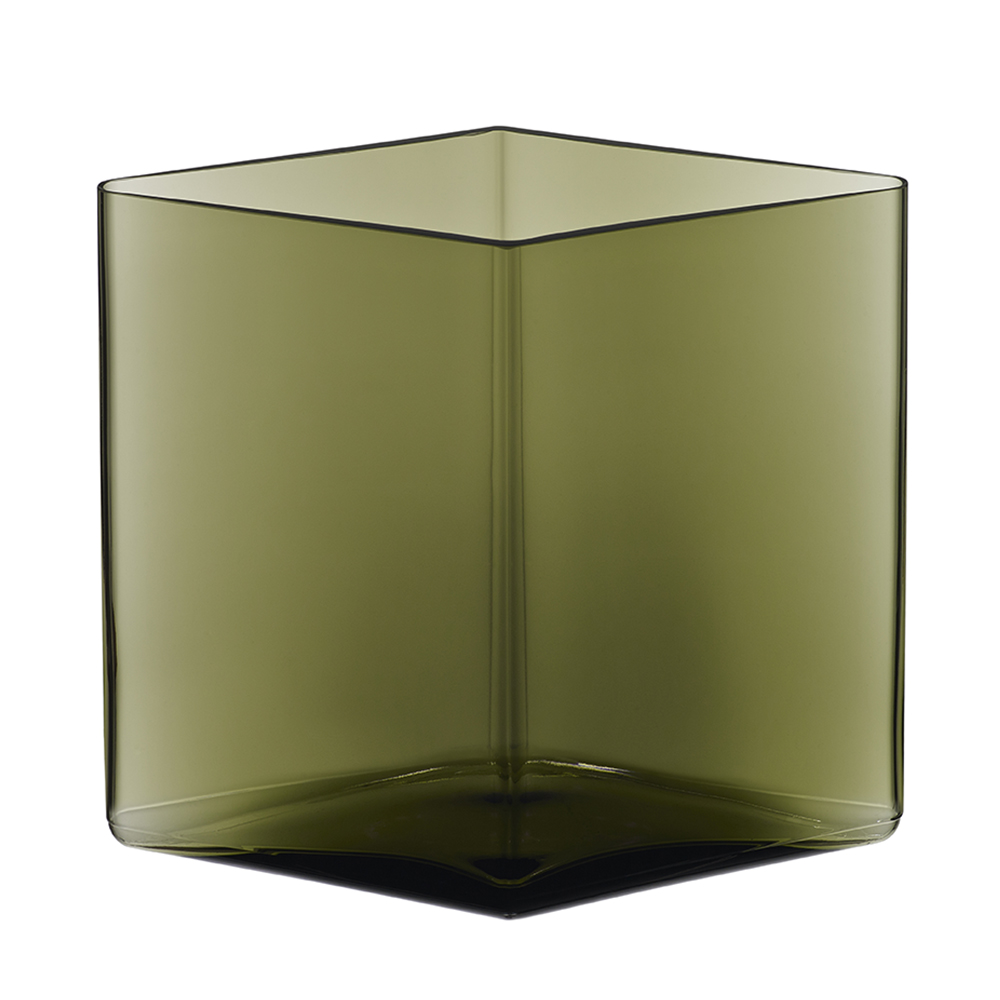 ルーツ フラワーベース 205×180mm / モスグリーンiittala（イッタラ
