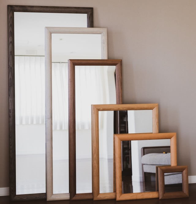 SENNOKI SOL ソル 80x180cm ホワイトアッシュ材 全4色 姿見 立てかけ