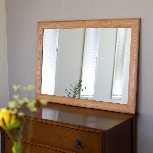 SENNOKI SOL ソル 80x180cm アメリカンチェリー材 姿見 立てかけミラー