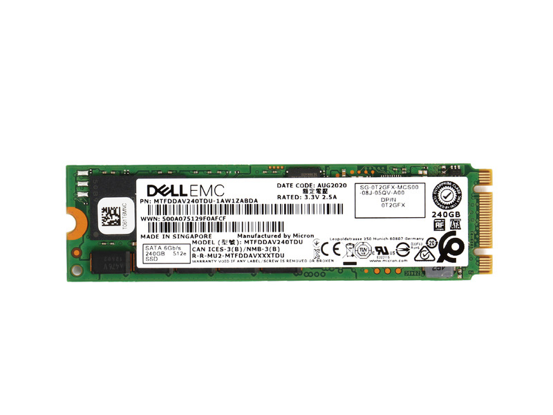 Micron MTFDDAV240TDU-1AW1ZABDA 240Gb Sata 6gbps M.2 SSD