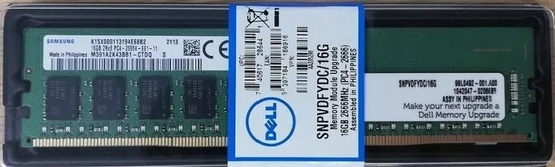 Samsung M393A2K43DB2-CTD7Y 16GB PC4-2130 DDR4-2666 ECC Reg Memory