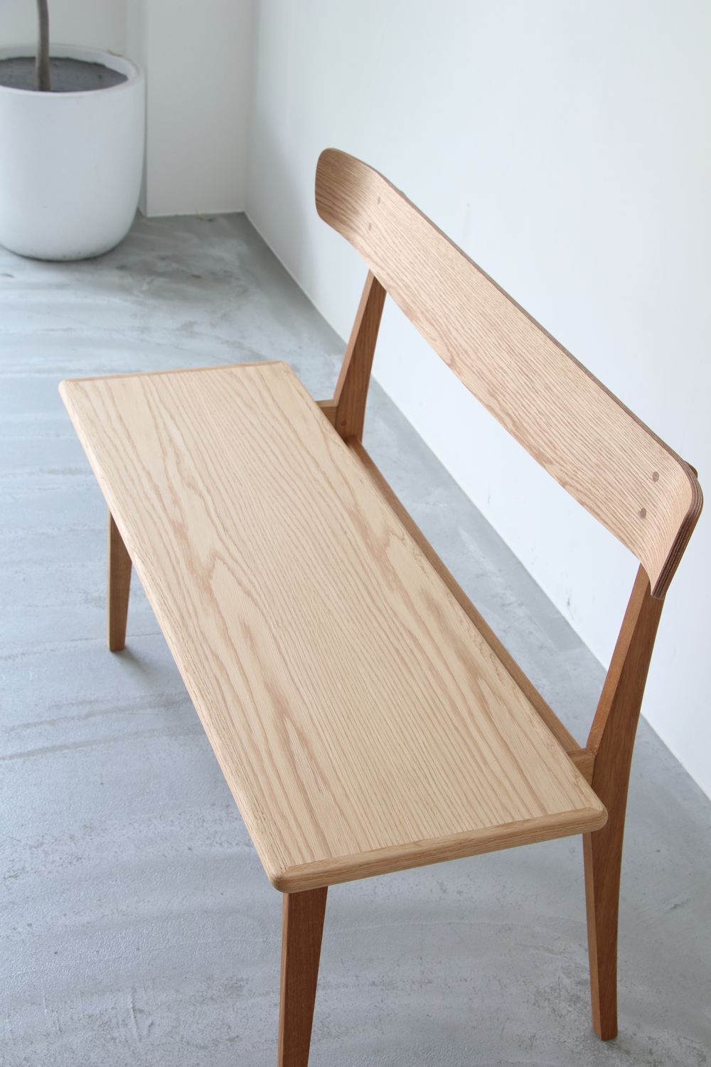 HIGH BACK BENCH[RC-007〈OAK〉] | 北欧家具・オーダー家具なら【SAC