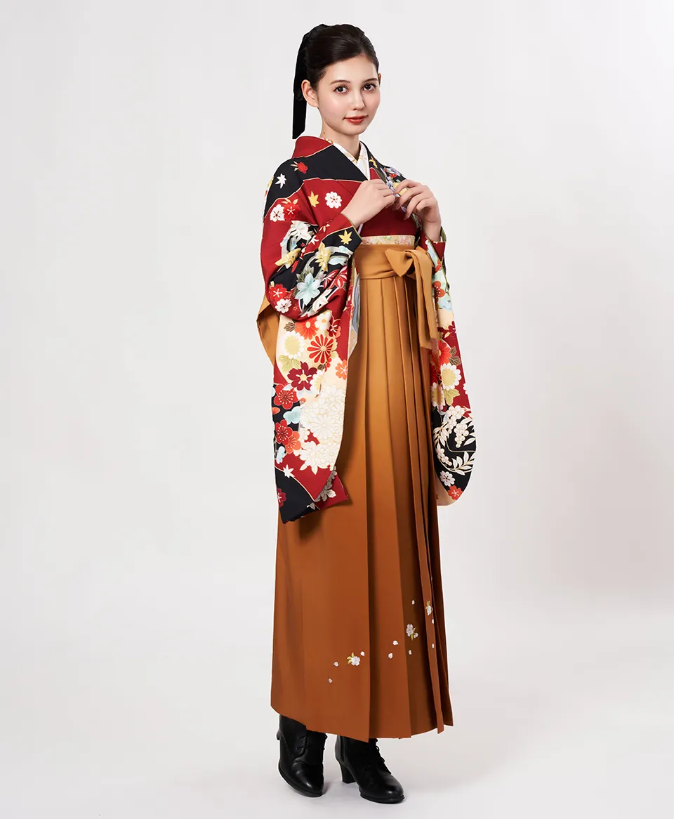 赤・エンジの着物・袴一覧 | 卒業式袴レンタルの京都さがの館