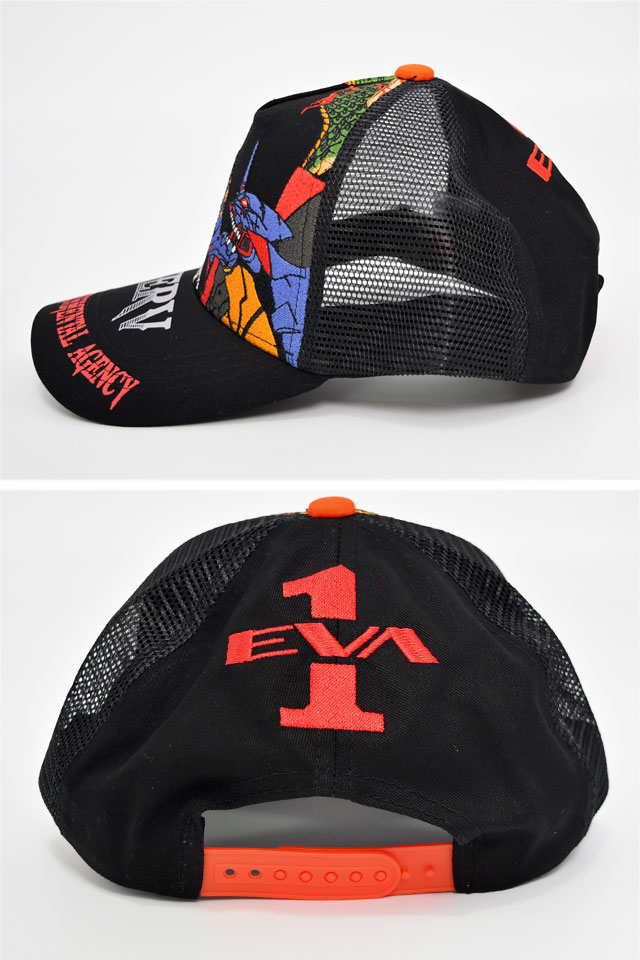 EVANGELION×錦 初号機×龍キャップ 錦 585353 エヴァンゲリオン 和柄